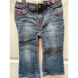 g WONDERKIDS casual solid blue flare jeans 2T